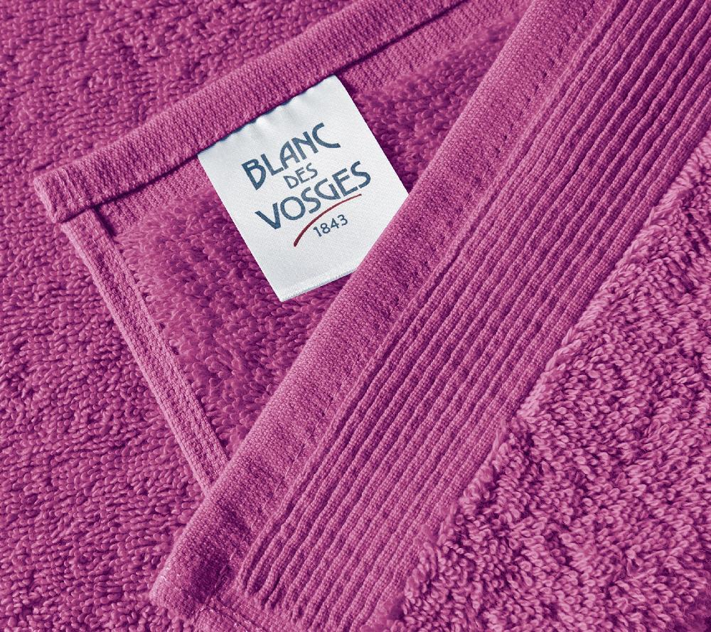 Blanc Des Vosges Drap De Bain Coton Coloris Cyclamen Blanc Des Vosges