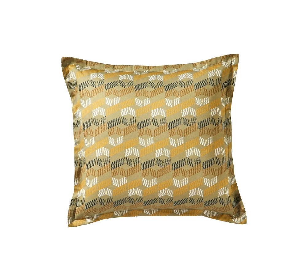 Blanc Des Vosges ENSEMBLE ENVELOPPE COUSSIN OASIS OLIVE