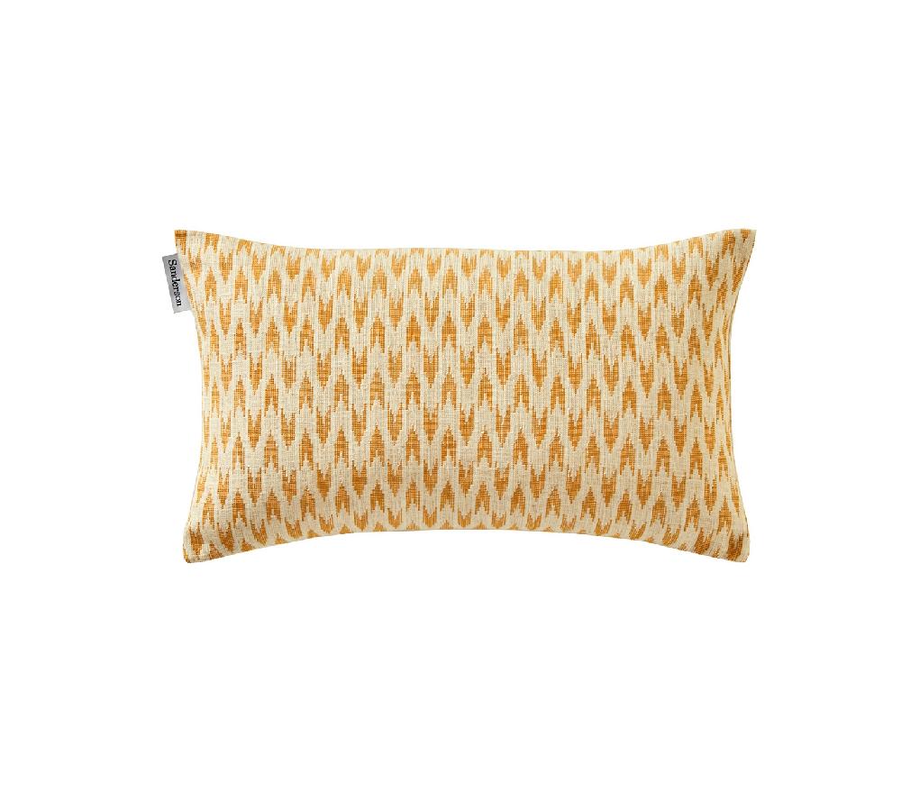 Blanc Des Vosges ENSEMBLE ENVELOPPE COUSSIN RIVIERA PAPAYE