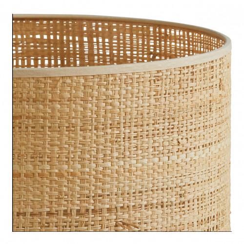 Blanc D'ivoire Abat-jour Raphia Haut - ⌀ 45 Cm