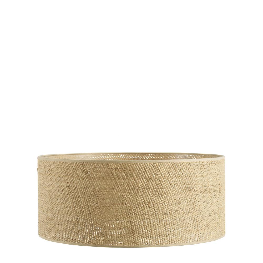 blanc d'ivoire abat-jour raphia