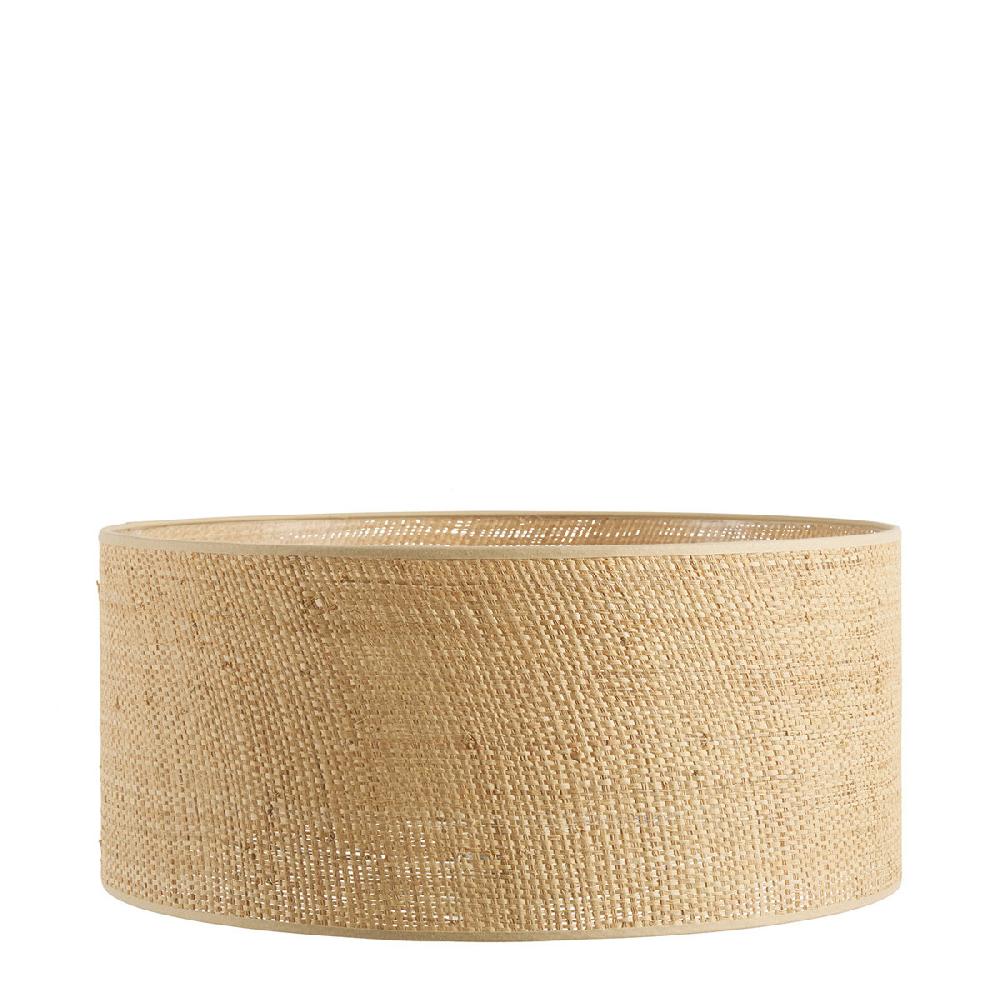 blanc d'ivoire abat-jour raphia