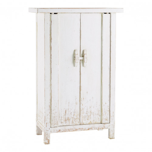 Blanc D'ivoire Buffet BAO En Orme Recyclé - Blanc