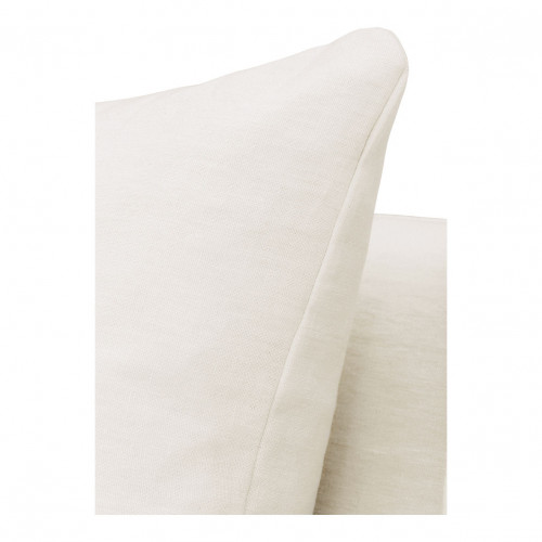 Blanc D'ivoire Canapé GABRIEL En Lin - Blanc