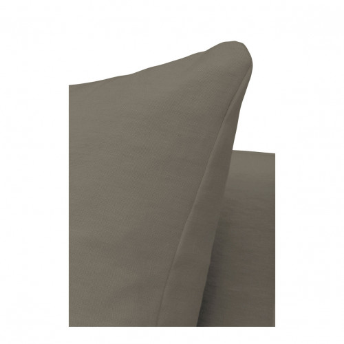 Blanc D'ivoire Canapé GABRIEL En Lin - Taupe