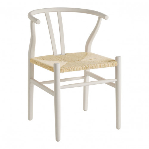 Blanc D'ivoire Chaise NJORD - Frêne Blanc