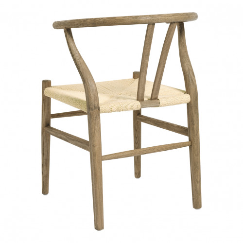 Blanc D'ivoire Chaise Njord Naturel