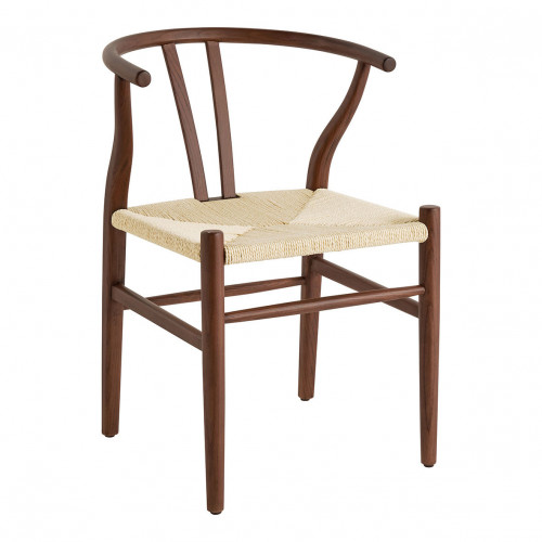 Blanc D'ivoire Chaise NJORD - Noyer