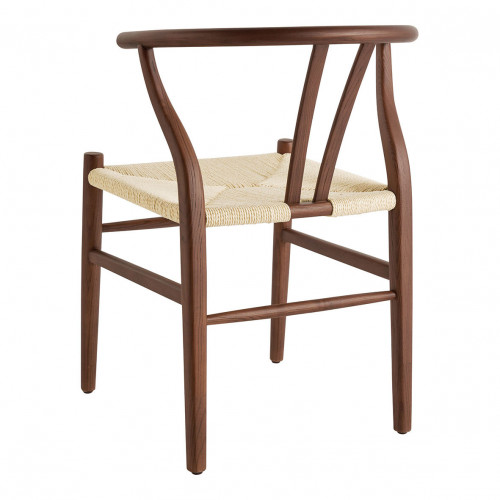 Blanc D'ivoire Chaise NJORD - Noyer