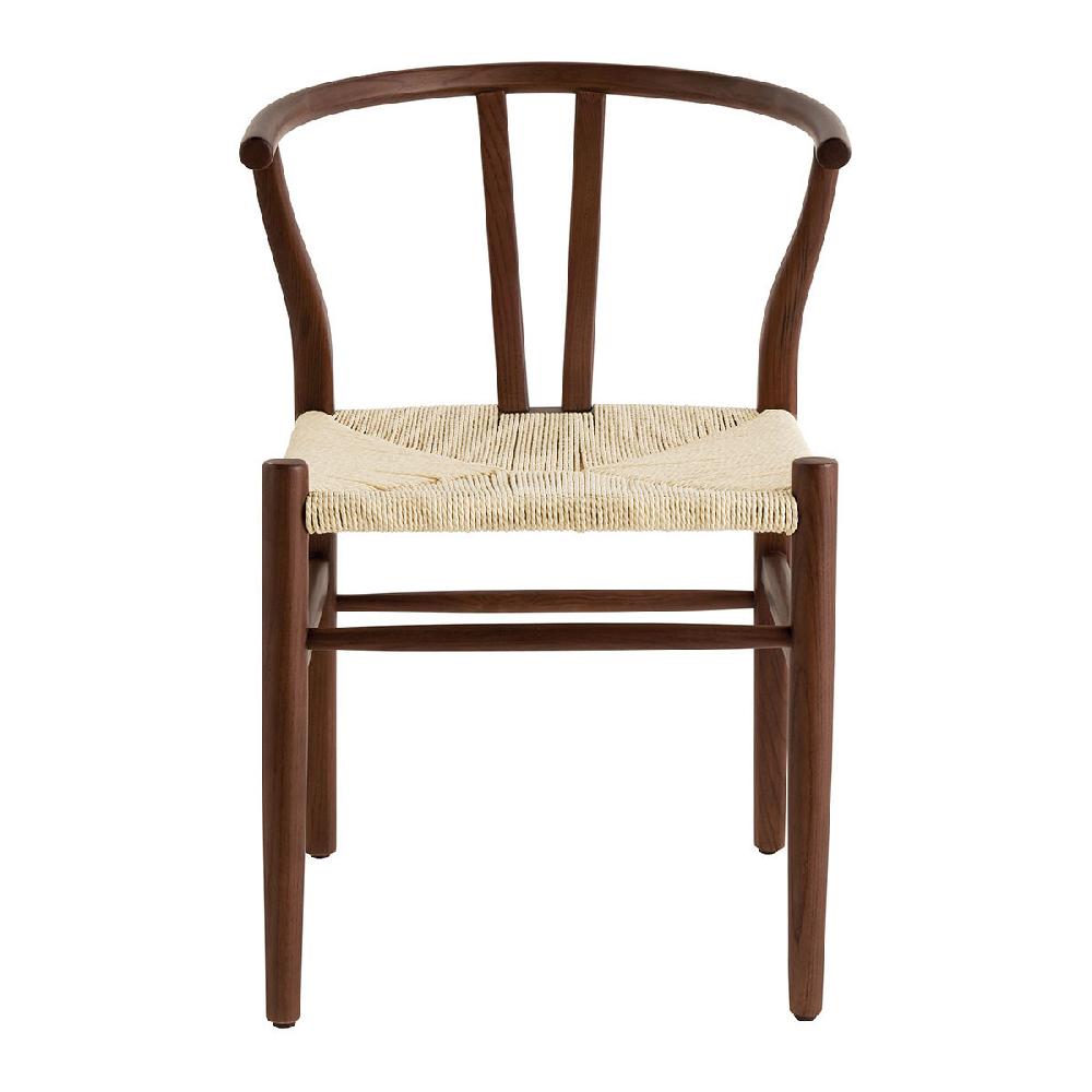 blanc d'ivoire Chaise NJORD - Noyer