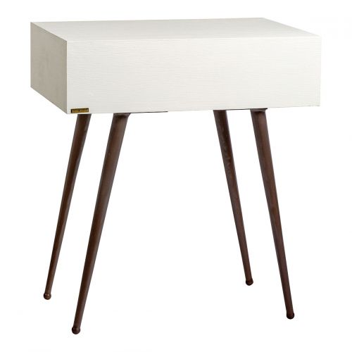 Blanc D'ivoire Chevet LOLA Blanc