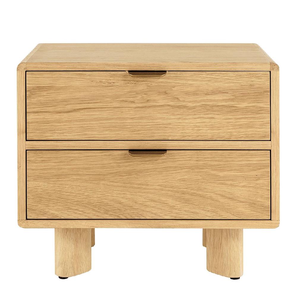 blanc d'ivoire Chevet SIMONA en chêne clair blanc d'ivoire Chevet SIMONA en chêne clair