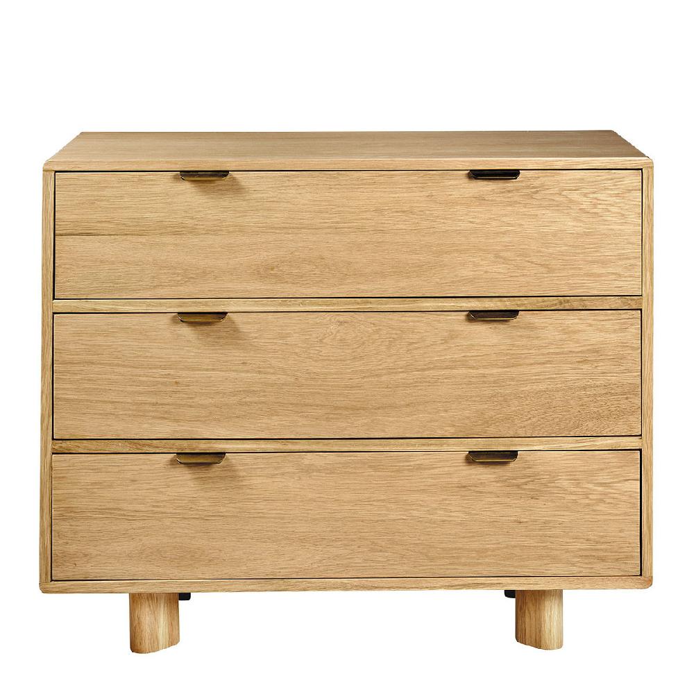 blanc d'ivoire Commode SIMONA en chêne clair