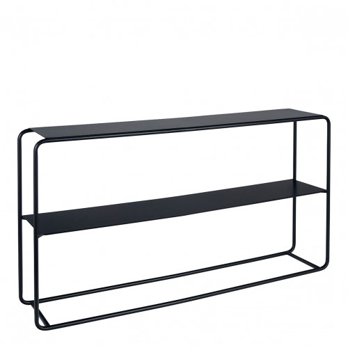 Blanc D'ivoire Console ERNEST En Métal Noir