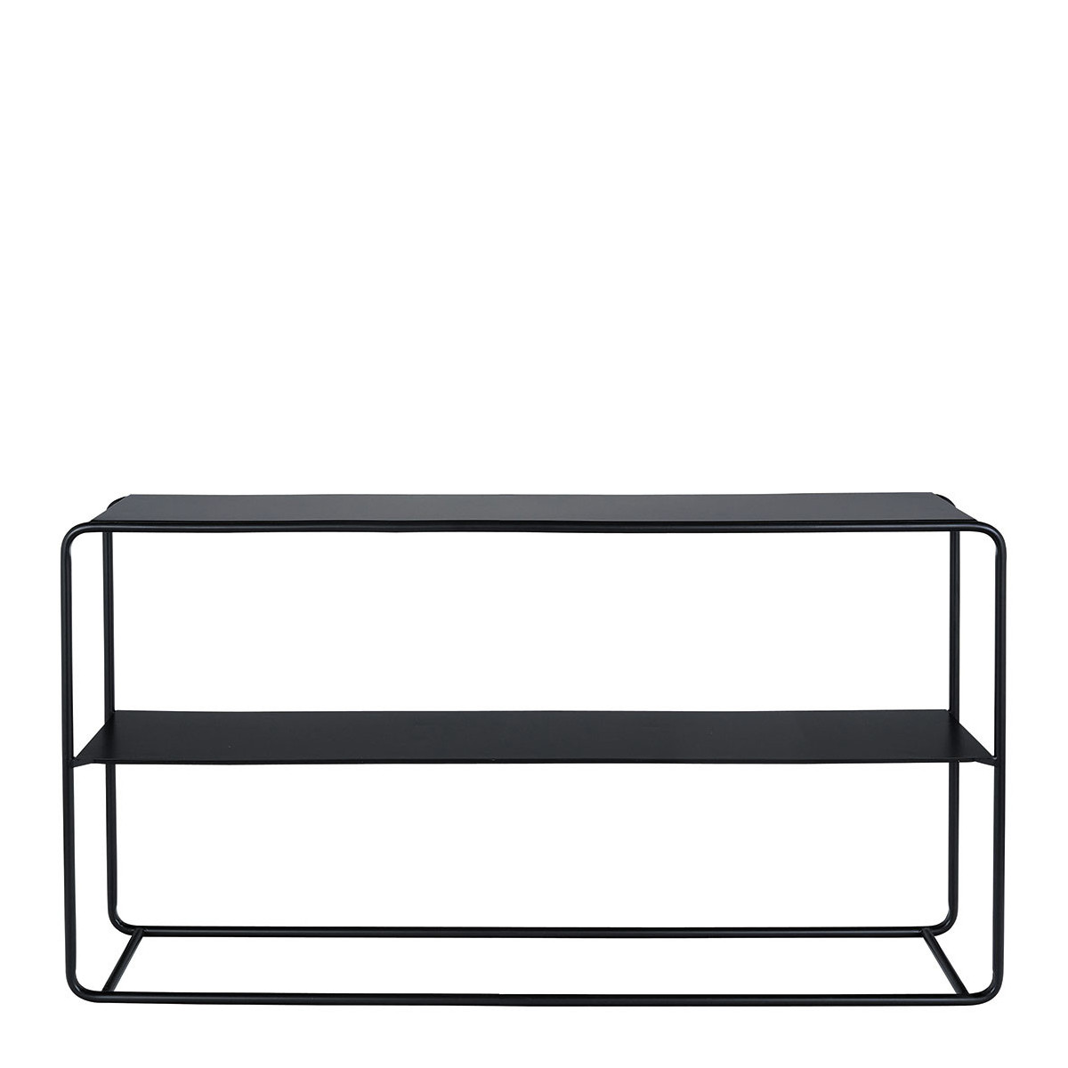 blanc d'ivoire Console ERNEST en métal noir