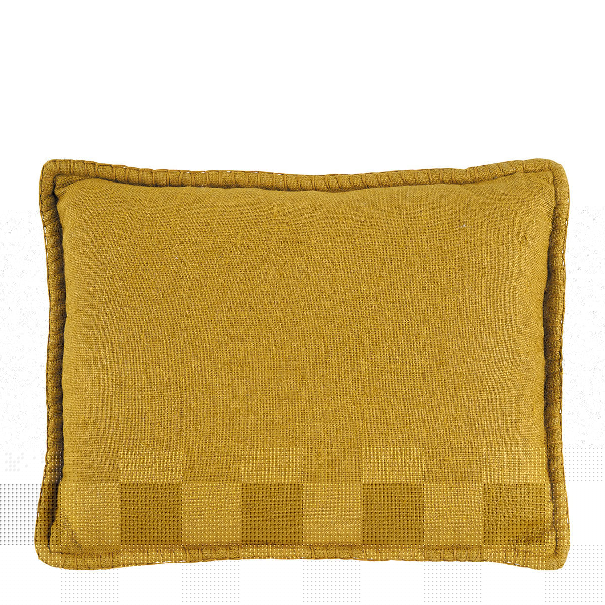 blanc d'ivoire Coussin LOUISE lin - Safran