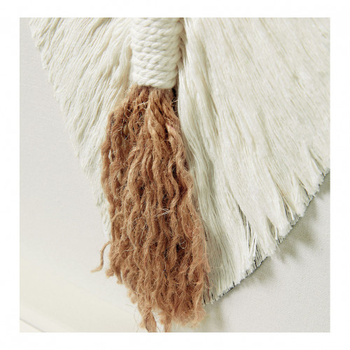 Blanc D'ivoire Décoration Murale FEUILLE - Blanc