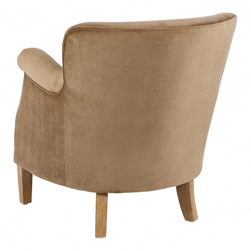 Blanc D'ivoire Fauteuil CLAUDE Cannelle
