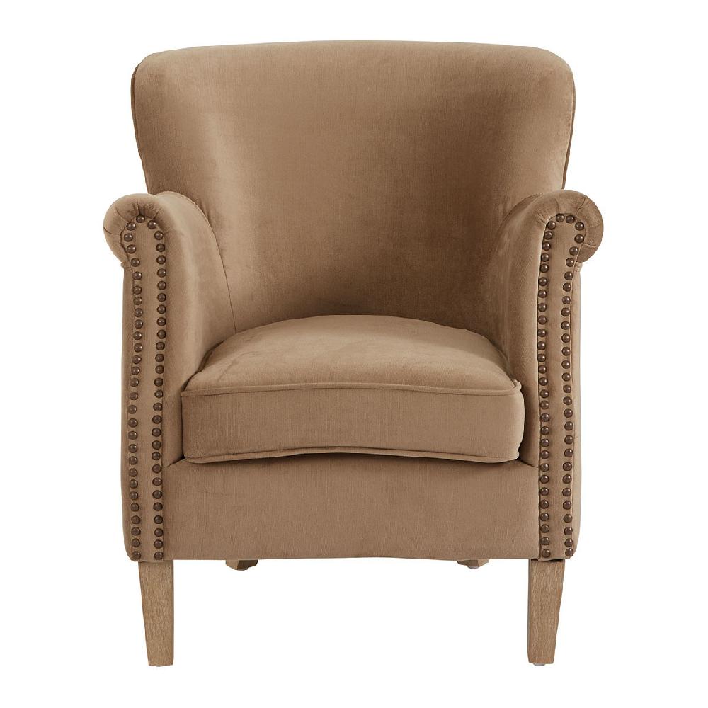 blanc d'ivoire Fauteuil CLAUDE cannelle