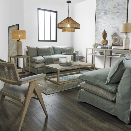 Blanc D'ivoire Fauteuil Colby Haut Beige