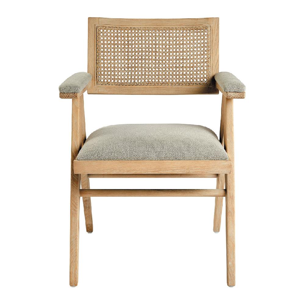 blanc d'ivoire fauteuil colby haut beige