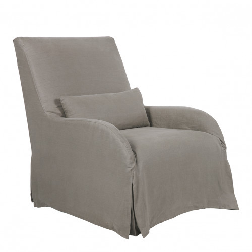 Blanc D'ivoire Fauteuil LEA Taupe