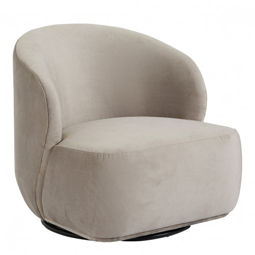 Blanc D'ivoire Fauteuil Tournant LISETTE
