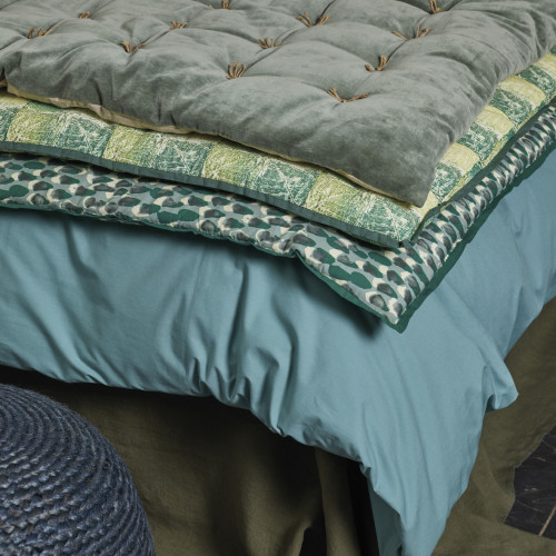 Blanc D'ivoire Futon Bettina Vert