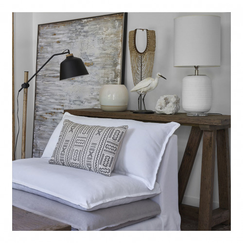 Blanc D'ivoire Lampe Helene - Grand Modèle