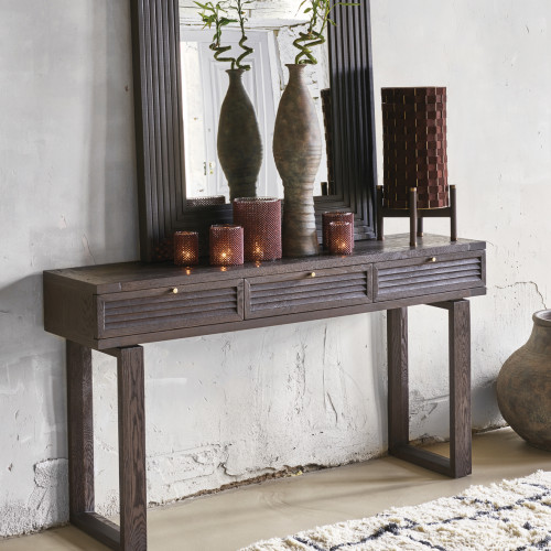 Blanc D'ivoire Lampe MADELINE Brun