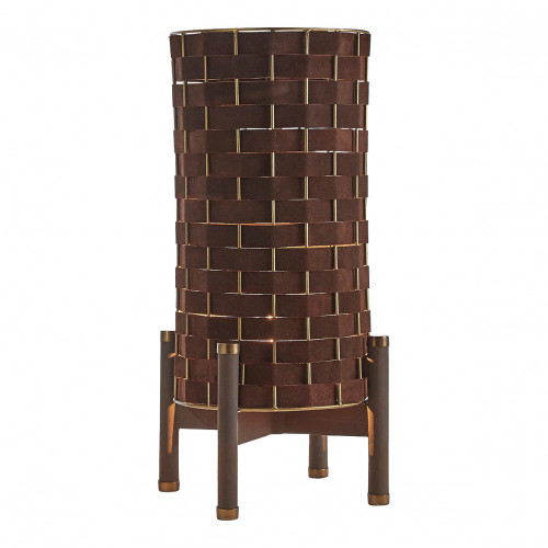 Blanc D'ivoire Lampe MADELINE Brun