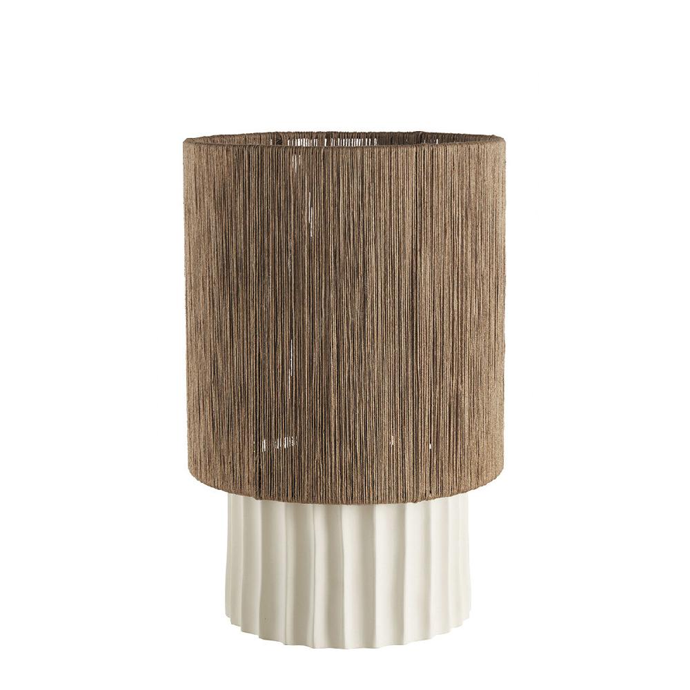 blanc d'ivoire lampe olympe avec abat-jour