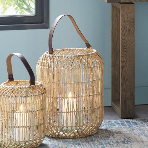 Blanc D'ivoire Lanterne MATTA - Grand Modèle