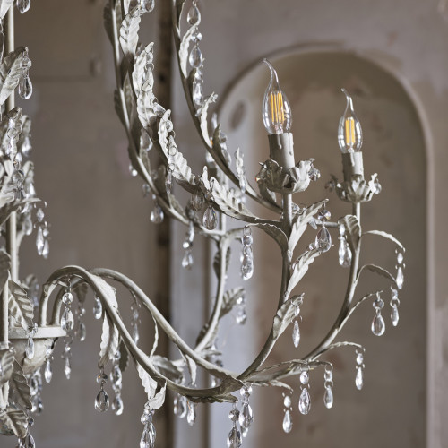 Blanc D'ivoire Lustre Elysee Xxl