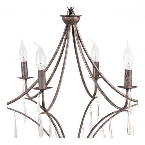 Blanc D'ivoire Lustre NINA - Moyen Modèle