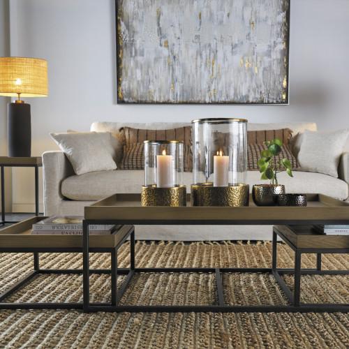 Blanc D'ivoire Photophore PORTHOS - Grand Modèle