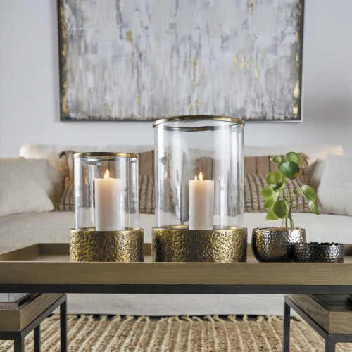 Blanc D'ivoire Photophore PORTHOS - Moyen Modèle