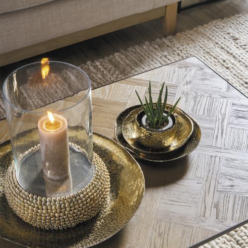 Blanc D'ivoire Plat ATHOS - Moyen Modèle