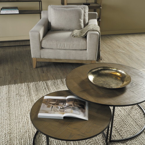 Blanc D'ivoire Plat ATHOS - Moyen Modèle