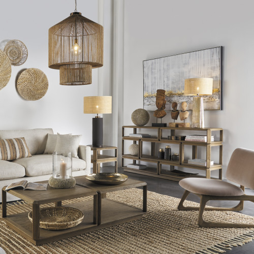 Blanc D'ivoire Plat ATHOS - Très Grand Modèle