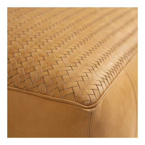 Blanc D'ivoire Pouf MAKENA Naturel