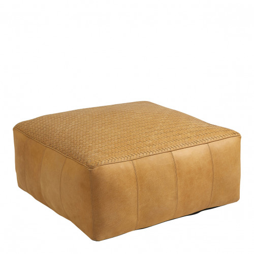Blanc D'ivoire Pouf MAKENA Naturel