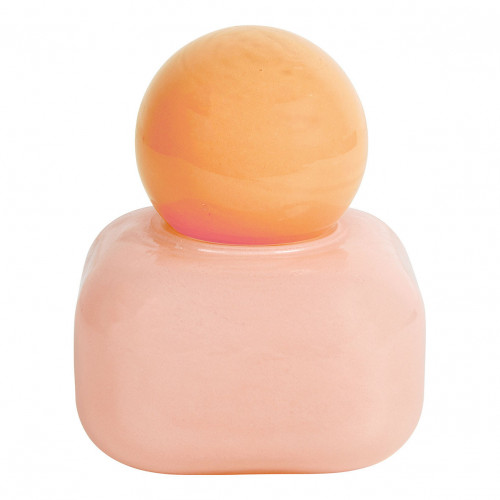 Blanc D'ivoire Set De 3 Boîtes PIPA En Verre