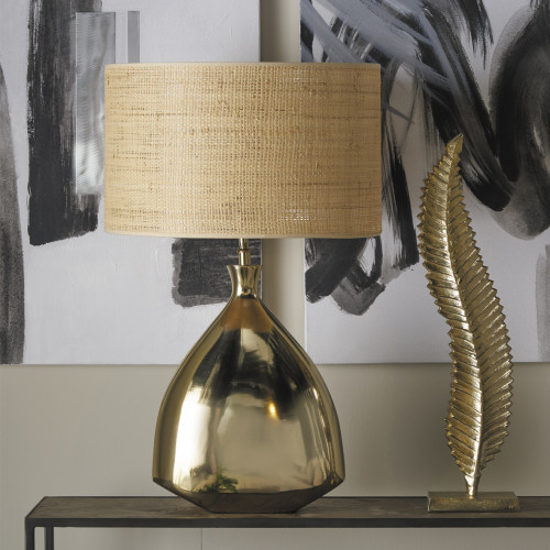 Blanc D'ivoire Statue FEUILLE