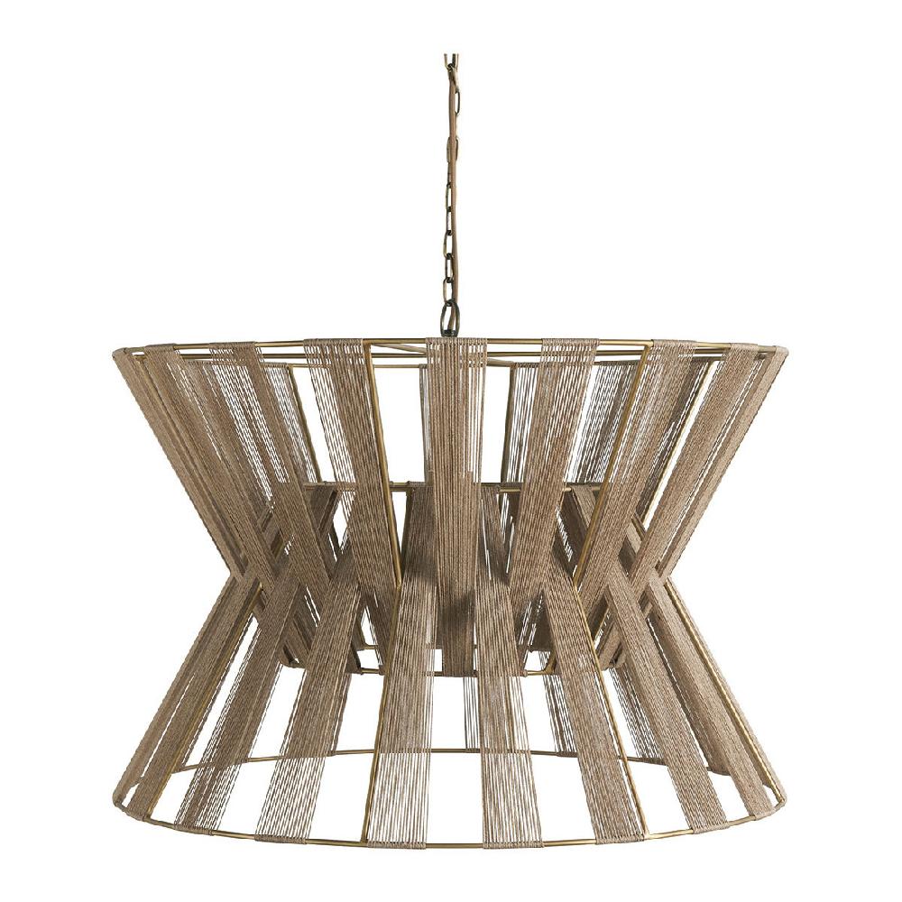 blanc d'ivoire Suspension AVA en jute tressé