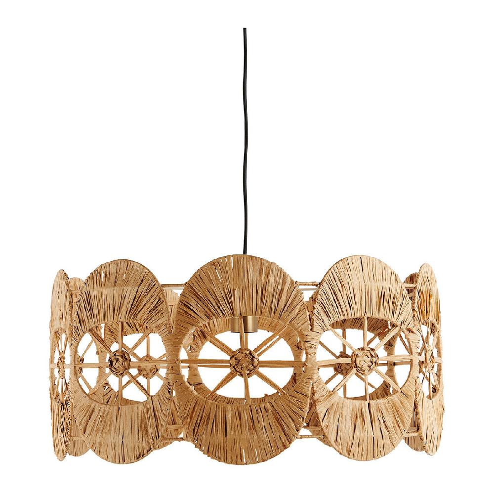 blanc d'ivoire Suspension BAILA en raphia - ø 60 cm