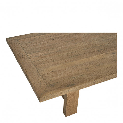 Blanc D'ivoire Table Basse MARCELLE En Chêne Clair