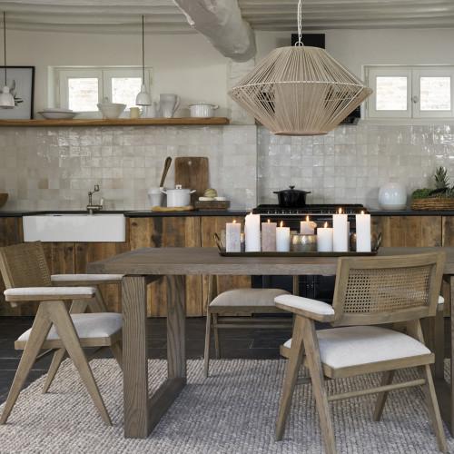 Blanc D'ivoire Table DINA Naturel