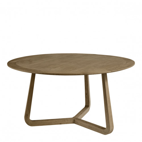 Blanc D'ivoire Table MAXINE Ronde - ø 150 X 76 Cm