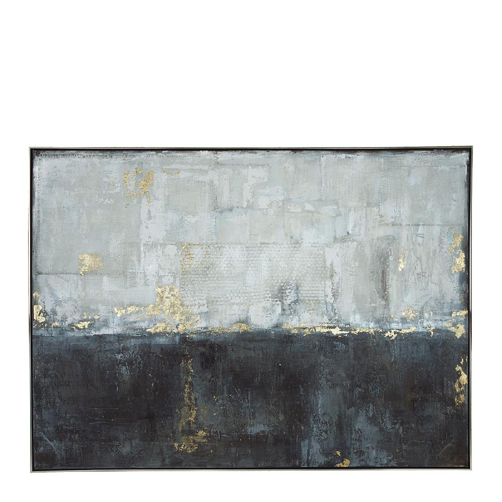 blanc d'ivoire Tableau BLACK CLOUD